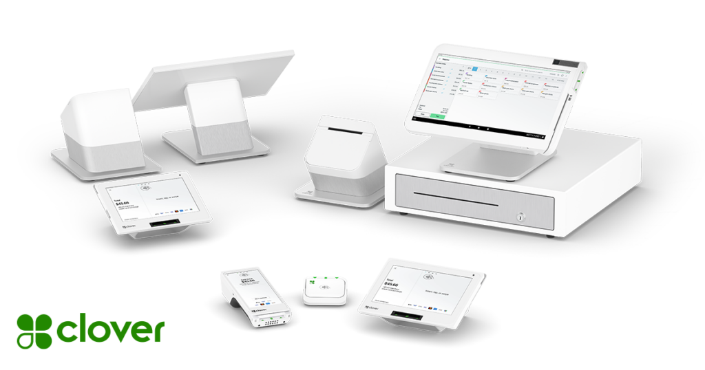 Clover POS products.